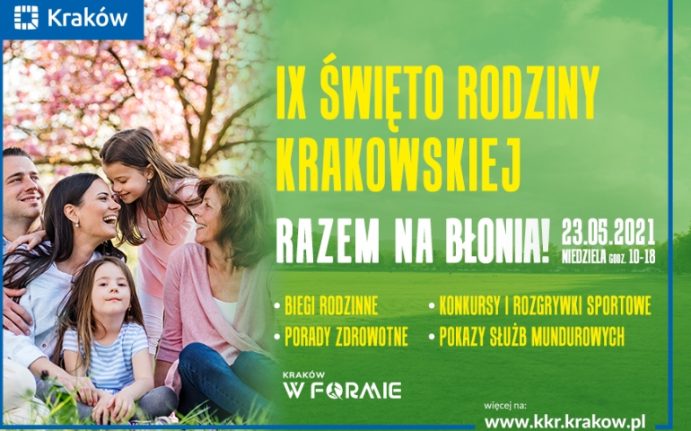 Razem na Błonia. W ten weekend zapraszamy na Święto Rodziny Krakowskiej